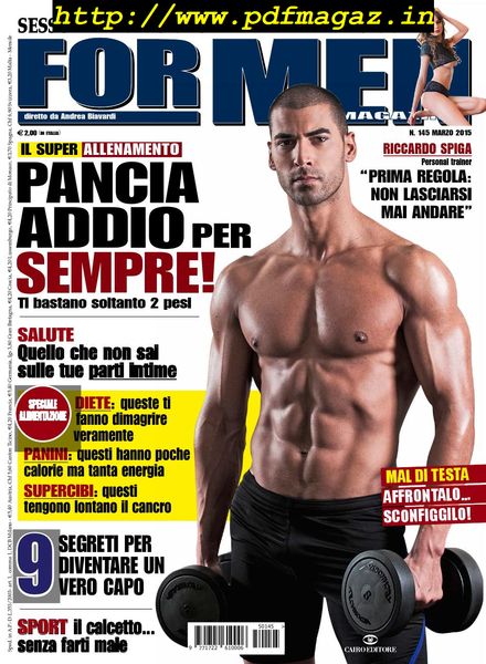 For Men Magazine – Marzo 2015