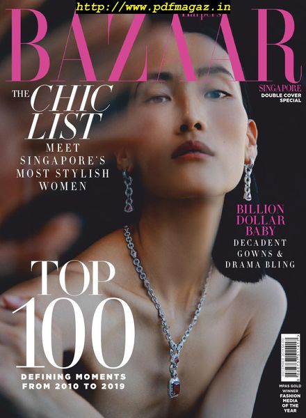 Harper’s Bazaar Singapore – December 2019