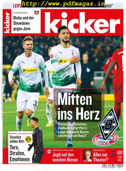 Kicker – 09 Dezember 2019
