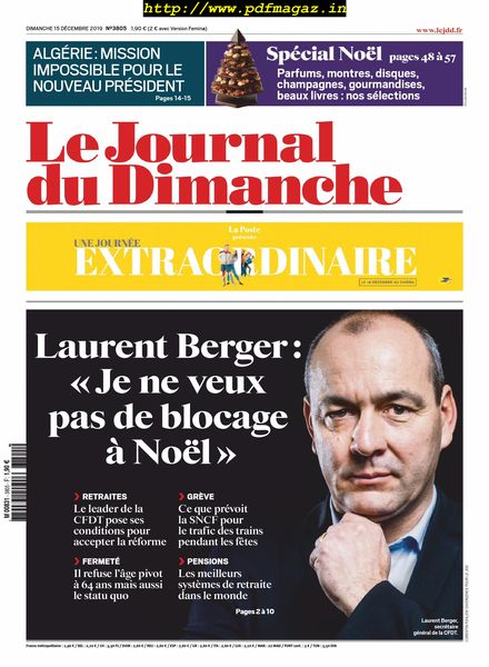 Le Journal du Dimanche – 15 decembre 2019