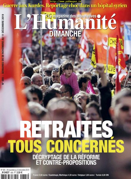 L’Humanite Dimanche – 28 Novembre 2019