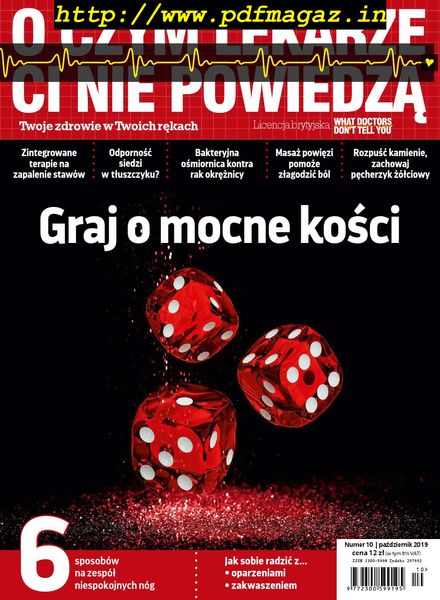 O Czym Lekarze Ci Nie Powiedza – Pazdziernik 2019