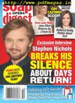 Soap Opera Digest – December 16, 2019