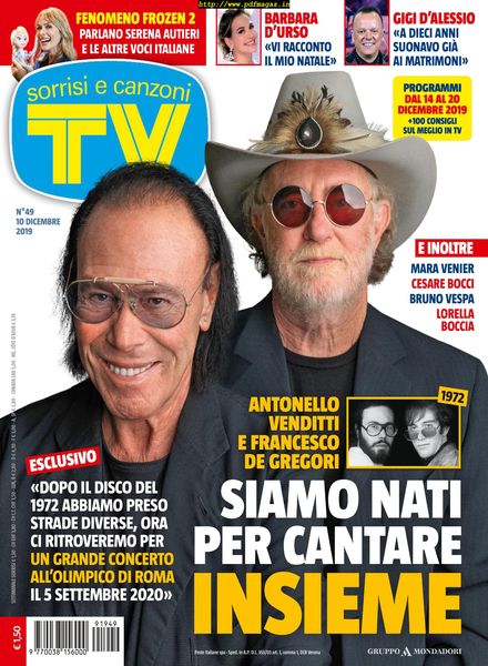 TV Sorrisi e Canzoni – 10 dicembre 2019