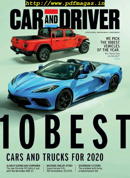 Car and Driver USA – January 2020