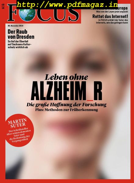Focus – 30 November 2019