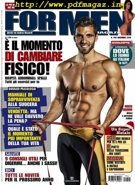For Men Magazine – Dicembre 2019