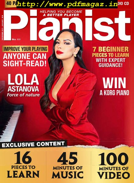 Pianist – Issue 111 – December 2019 – January 2020