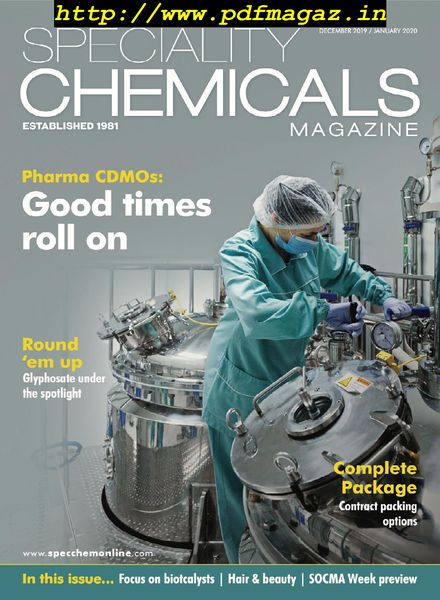 Speciality Chemicals Magazine – December 2019-January 2020