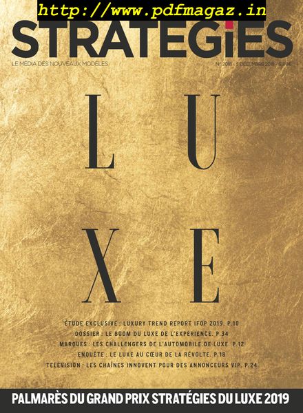 Strategies – 05 decembre 2019