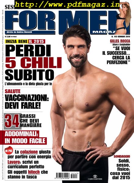 For Men Magazine – Gennaio 2015