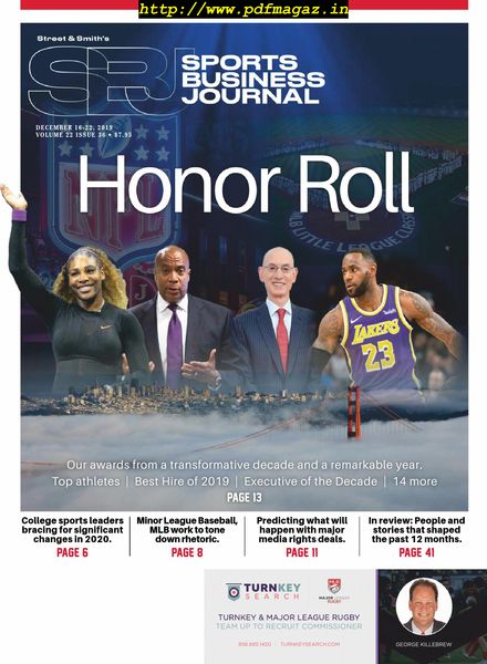 SportsBusiness Journal – 16 December 2019