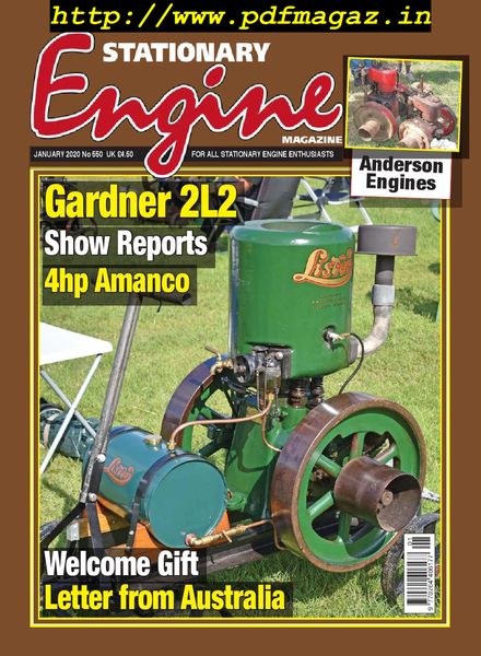 Stationary Engine – January 2020