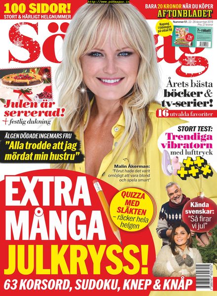 Aftonbladet SOndag – 22 december 2019