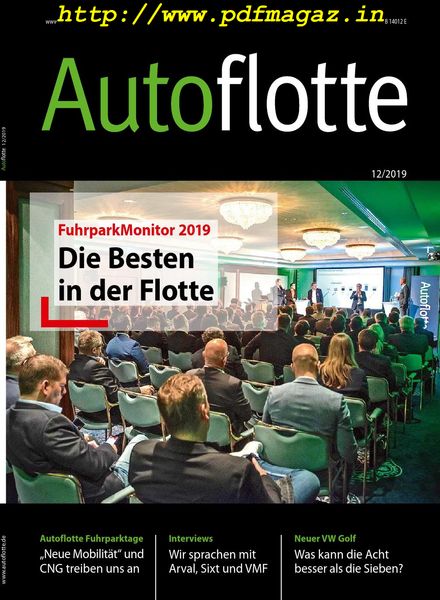 Autoflotte – Dezember 2019
