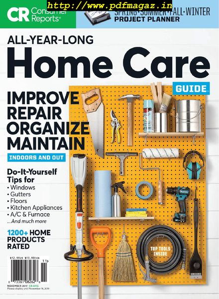Consumer Reports – All Year Long Home Care Guide 2019