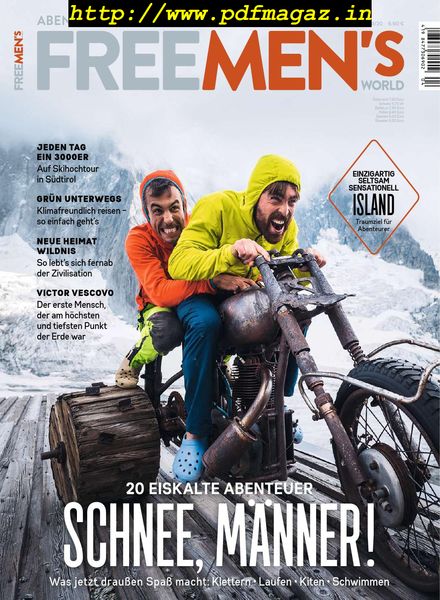 Free Men’s World – Dezember 2019 – Februar 2020