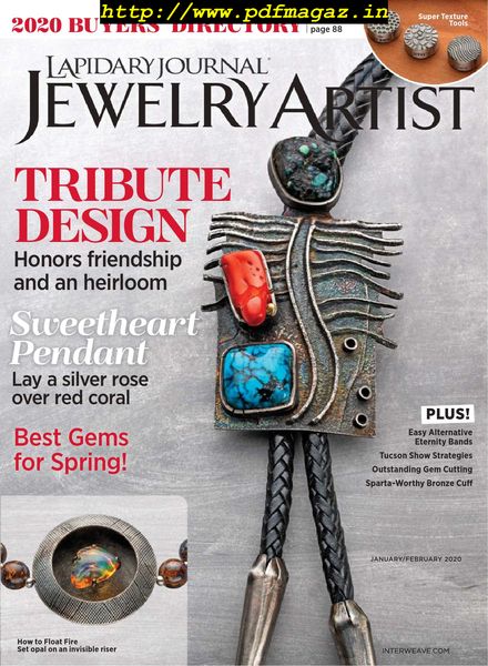 Lapidary Journal Jewelry Artist – January 2020
