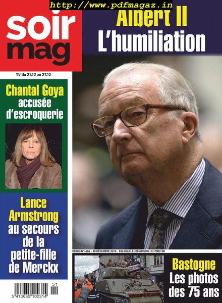 Le Soir Magazine – 23 decembre 2019