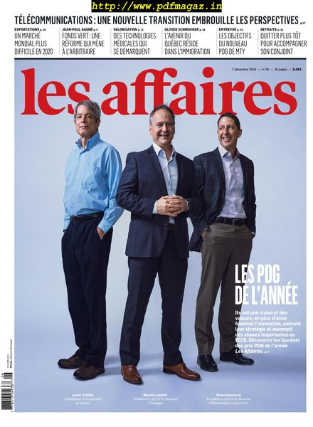 Les Affaires – 07 decembre 2019
