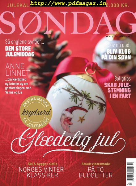 Sondag – 16 december 2019