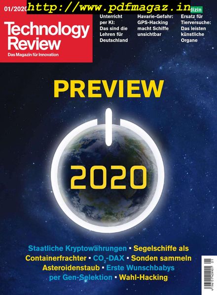 Technology Review – Januar 2020