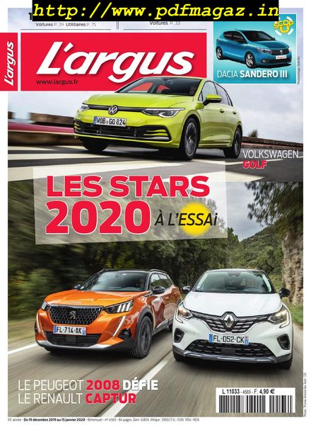 L’Argus – 19 decembre 2019