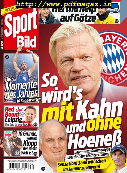Sport Bild – 18 Dezember 2019