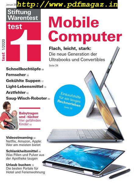 Stiftung Warentest Test – Januar 2020