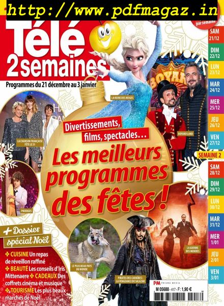 Tele 2 Semaines – 21 Decembre 2019