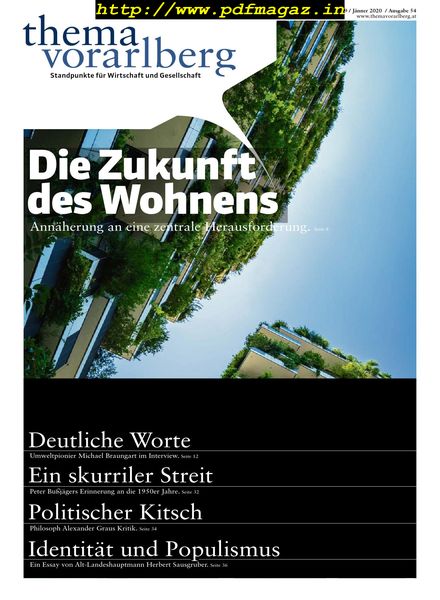 Thema Vorarlberg – Dezember 2019