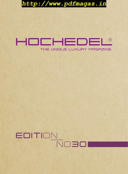 Hochedel – N 30, 2019