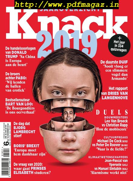 Knack Belgium – 18 December 2019