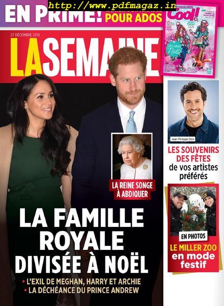 La Semaine – decembre 27, 2019