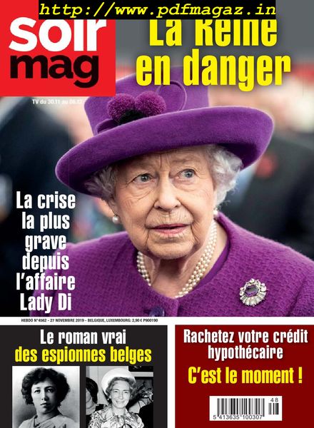 Le Soir Magazine – 30 novembre 2019