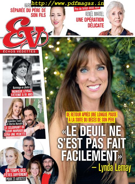 echos Vedettes – 27 decembre 2019