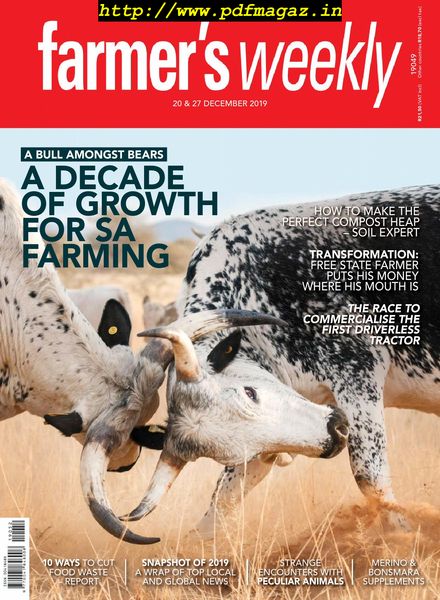 Farmer’s Weekly – 20 December 2019