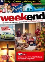 Weekend Magazin – 12 Dezember 2019
