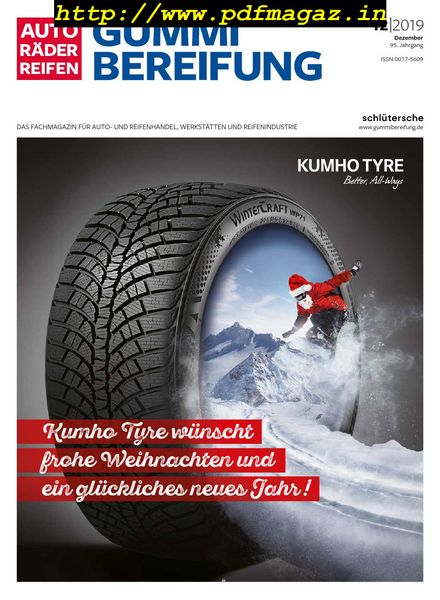 AutoRaderReifen – Gummibereifung – Dezember 2019