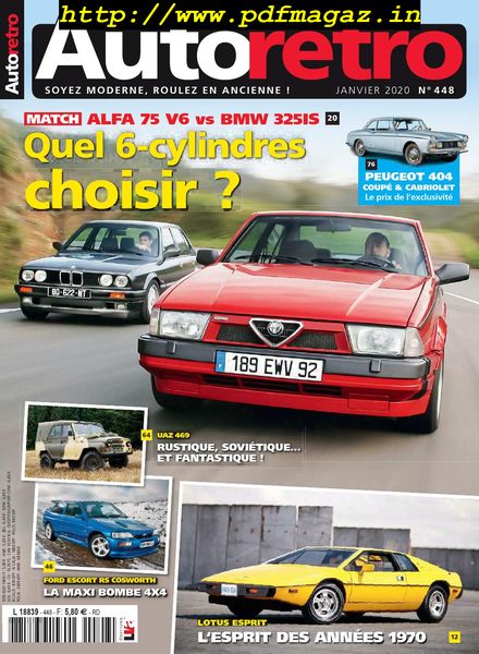 Autoretro France – janvier 2020