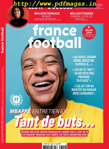 France Football – 24 decembre 2019