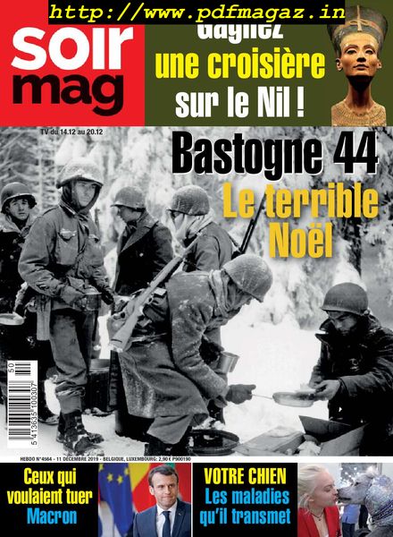 Le Soir Magazine – 14 decembre 2019