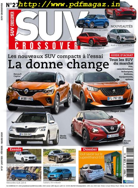 Suv Crossover – decembre 2019
