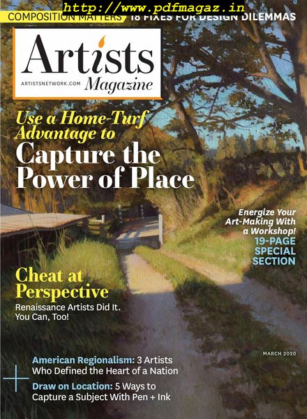 The Artist’s Magazine – March 2020