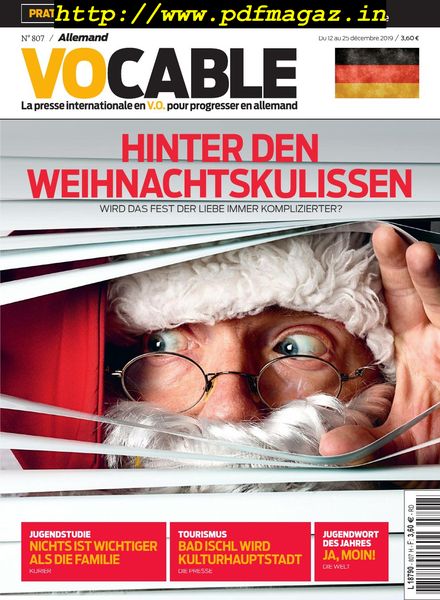 Vocable Allemand – 12 decembre 2019