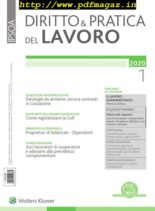 Diritto e Pratica del Lavoro – Gennaio 2020
