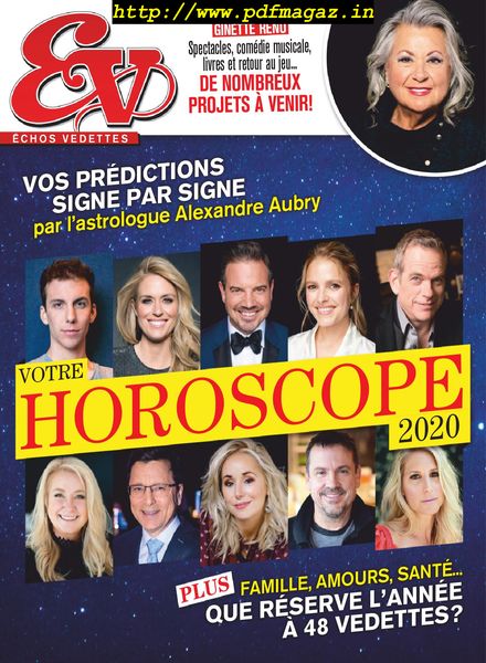 echos Vedettes – 10 janvier 2020