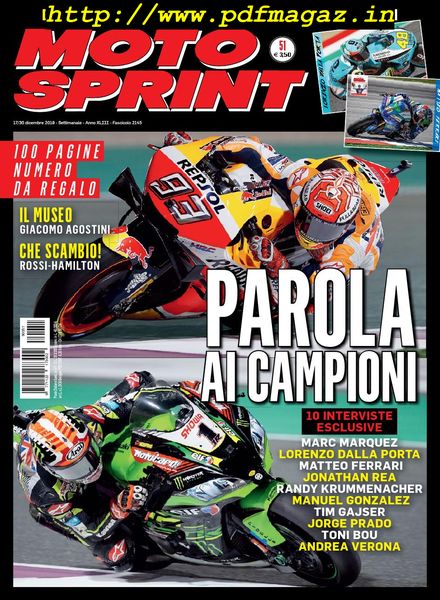 Moto Sprint – 17 Dicembre 2019