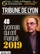 Tribune de Lyon – 26 decembre 2019