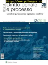 Diritto Penale e Processo – Dicembre 2019